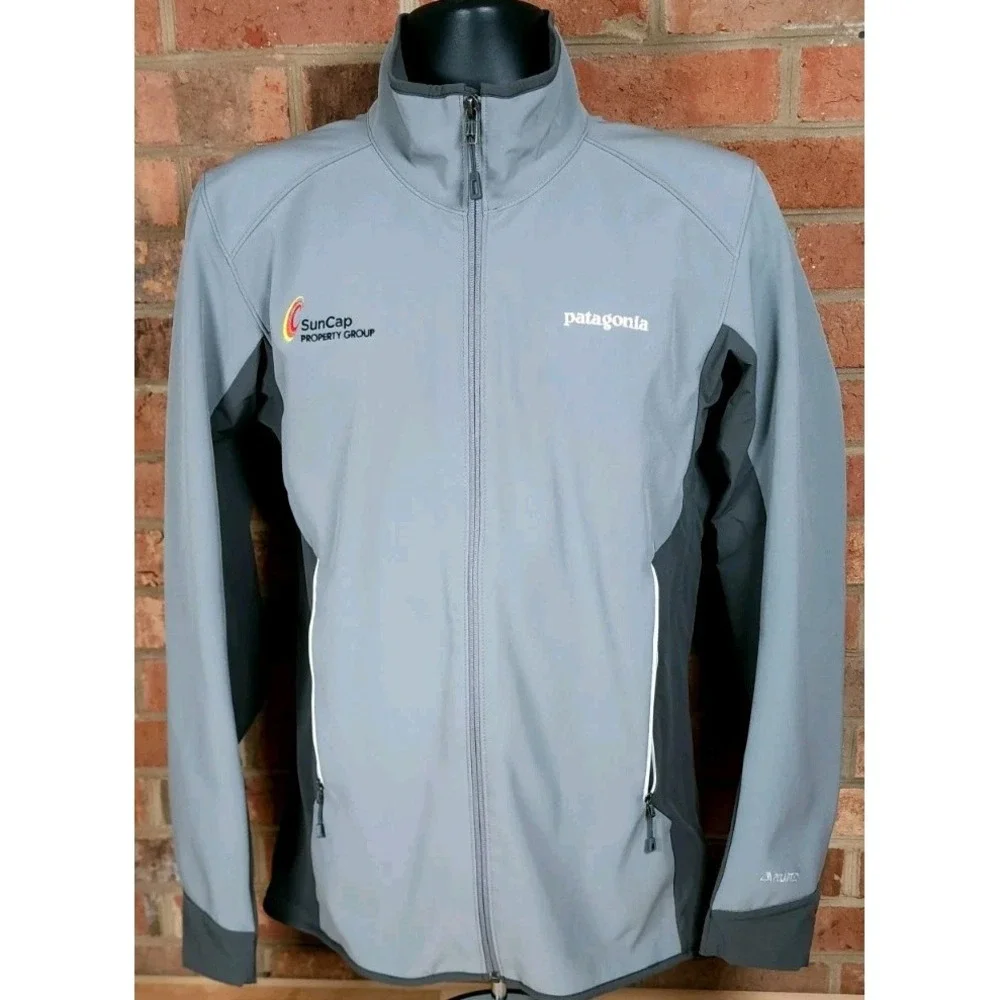 Patagonia Forge Adze Hybrid Soft‎ Shell Polartec Gray Mens Medium